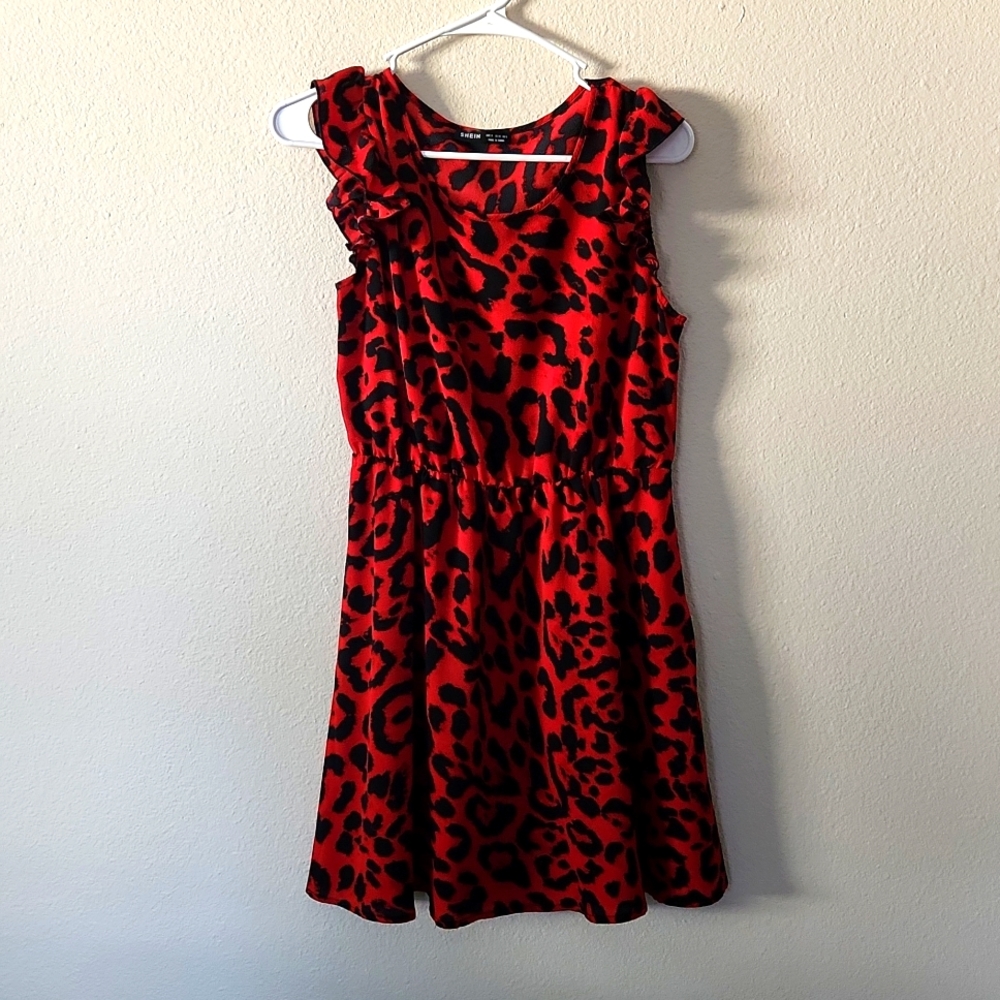 NWOT Shein Leopard Dress
